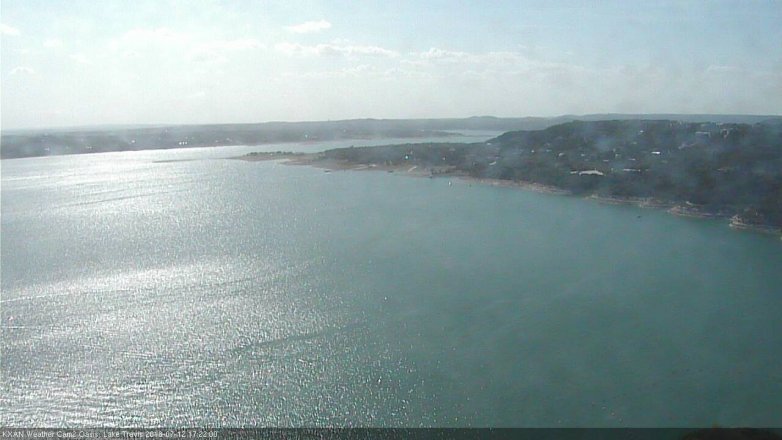 Lake Travis webcam, July 12, 2018 4:25 PM CT