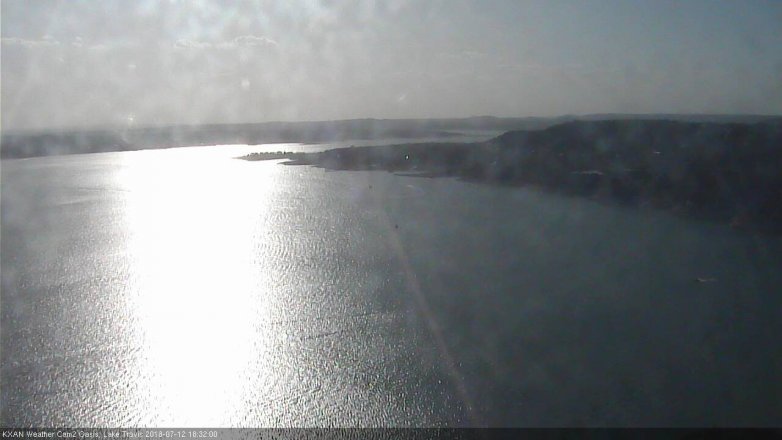 Lake Travis webcam, July 12, 2018 5:35 PM CT