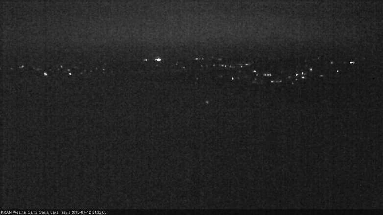 Lake Travis webcam, July 12, 2018 8:35 PM CT
