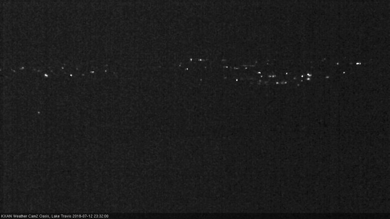 Lake Travis webcam, July 12, 2018 10:35 PM CT