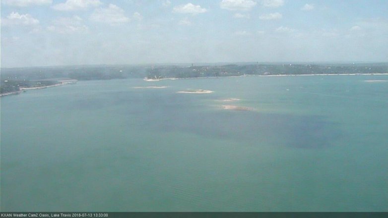 Lake Travis webcam, July 13, 2018 12:35 PM CT