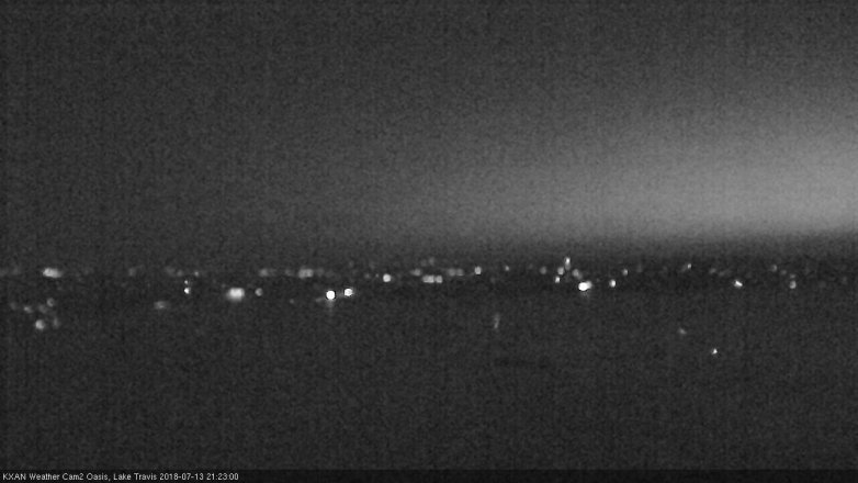 Lake Travis webcam, July 13, 2018 8:25 PM CT