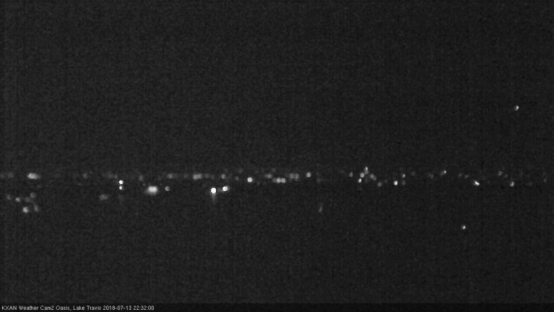 Lake Travis webcam, July 13, 2018 9:35 PM CT