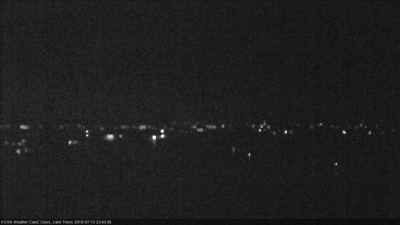 Lake Travis webcam, July 13, 2018 10:45 PM CT
