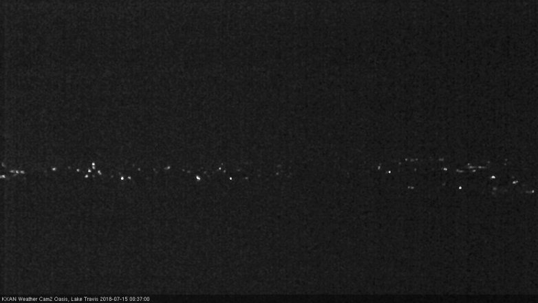 Lake Travis webcam, July 14, 2018 11:40 PM CT
