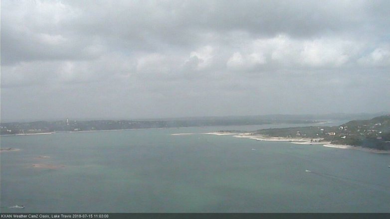 Lake Travis webcam, July 15, 2018 10:05 AM CT