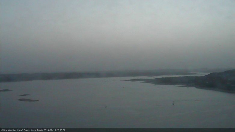 Lake Travis webcam, July 15, 2018 7:35 PM CT