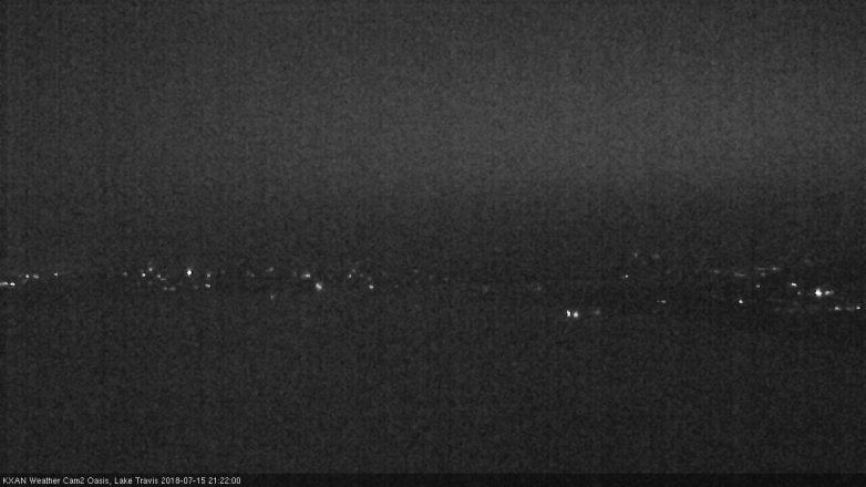 Lake Travis webcam, July 15, 2018 8:25 PM CT
