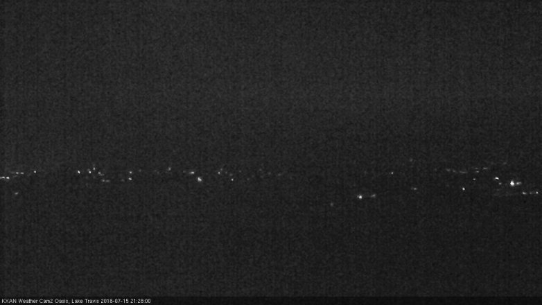Lake Travis webcam, July 15, 2018 8:30 PM CT