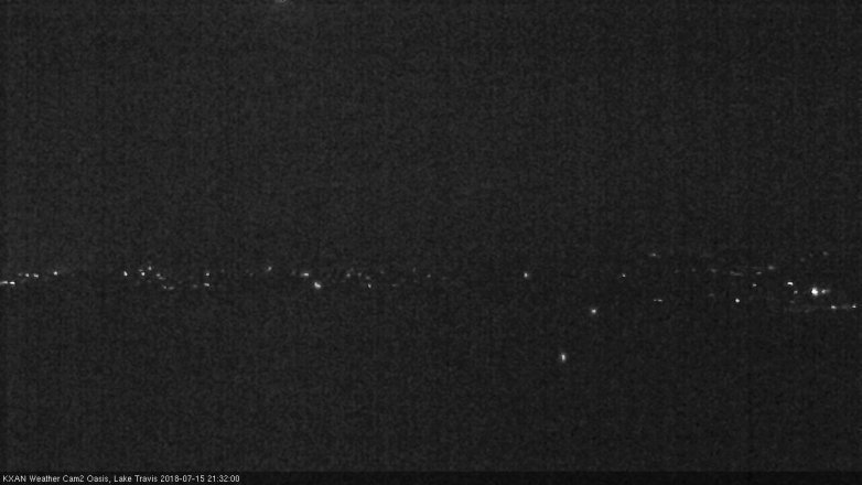 Lake Travis webcam, July 15, 2018 8:35 PM CT