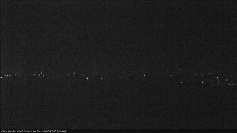 Lake Travis webcam, July 15, 2018 10:35 PM CT