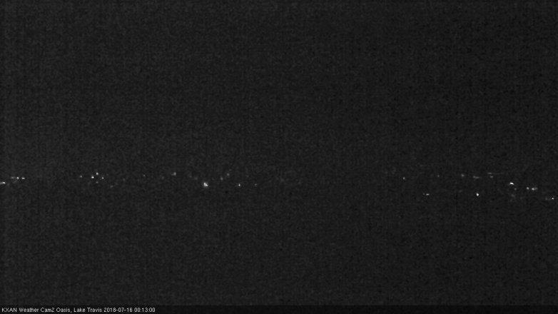 Lake Travis webcam, July 15, 2018 11:15 PM CT