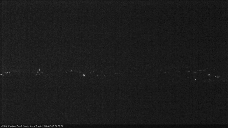 Lake Travis webcam, July 15, 2018 12:00 AM CT