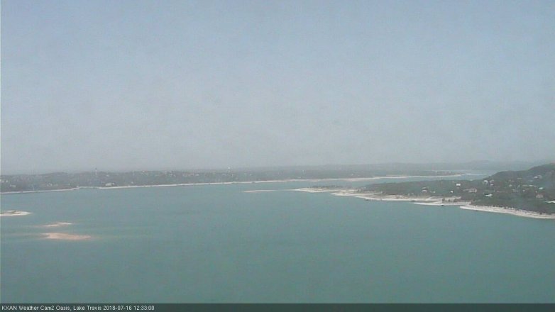 Lake Travis webcam, July 16, 2018 11:35 AM CT