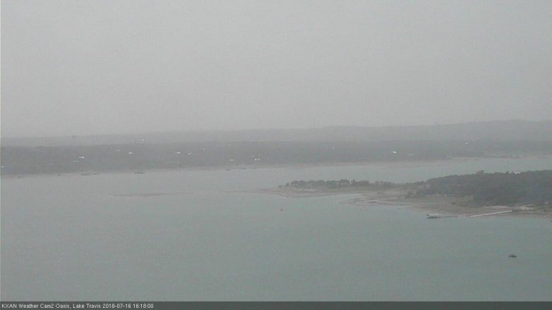 Lake Travis webcam, July 16, 2018 3:20 PM CT