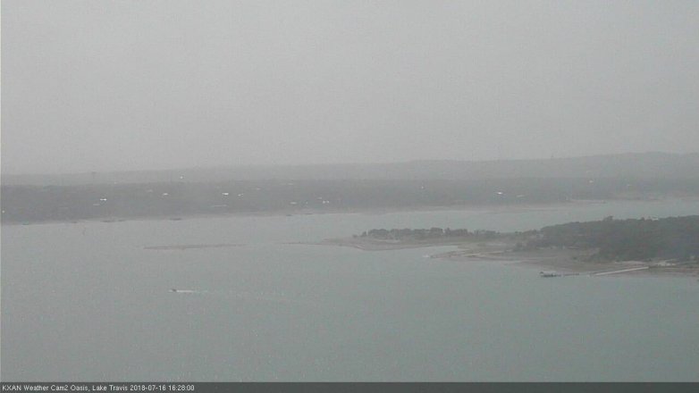 Lake Travis webcam, July 16, 2018 3:30 PM CT