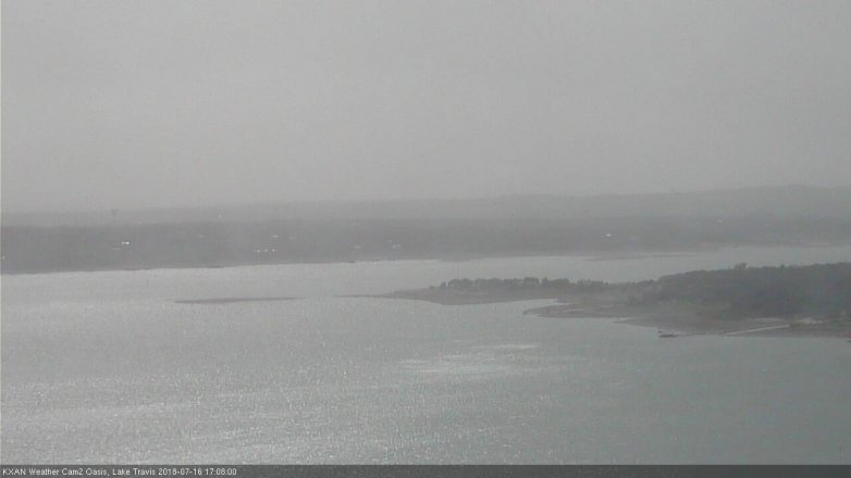 Lake Travis webcam, July 16, 2018 4:10 PM CT