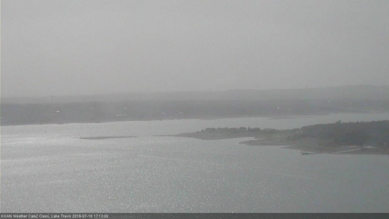 Lake Travis webcam, July 16, 2018 4:15 PM CT