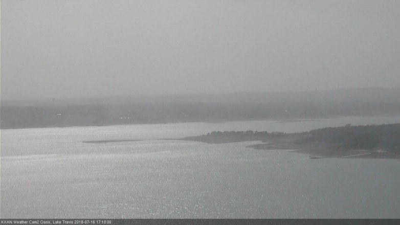 Lake Travis webcam, July 16, 2018 4:20 PM CT