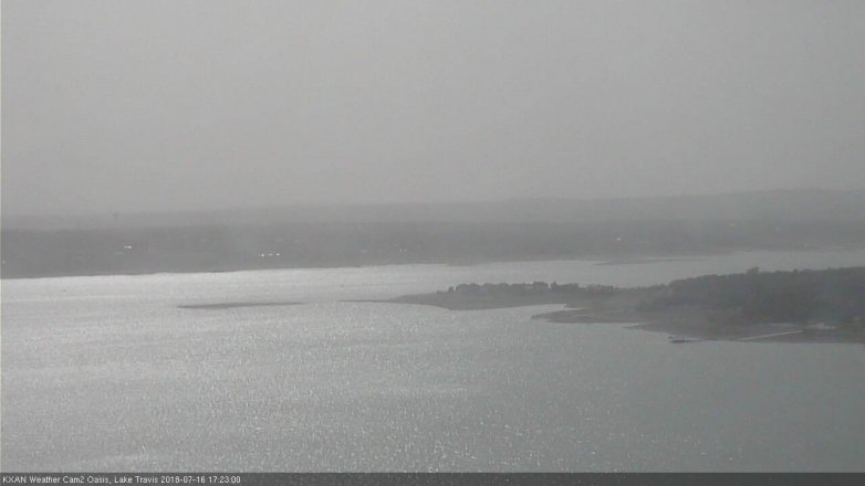 Lake Travis webcam, July 16, 2018 4:25 PM CT