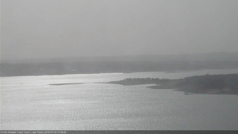 Lake Travis webcam, July 16, 2018 4:50 PM CT