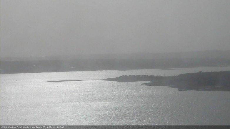 Lake Travis webcam, July 16, 2018 5:05 PM CT