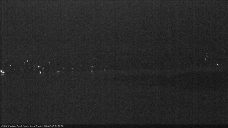 Lake Travis webcam, July 16, 2018 8:25 PM CT