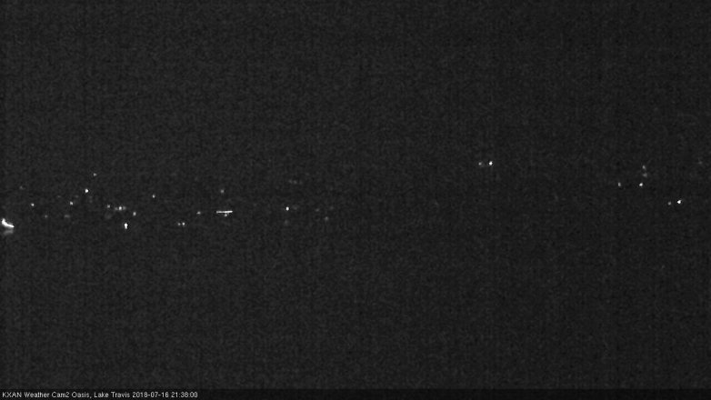 Lake Travis webcam, July 16, 2018 8:40 PM CT