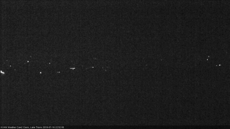 Lake Travis webcam, July 16, 2018 9:55 PM CT