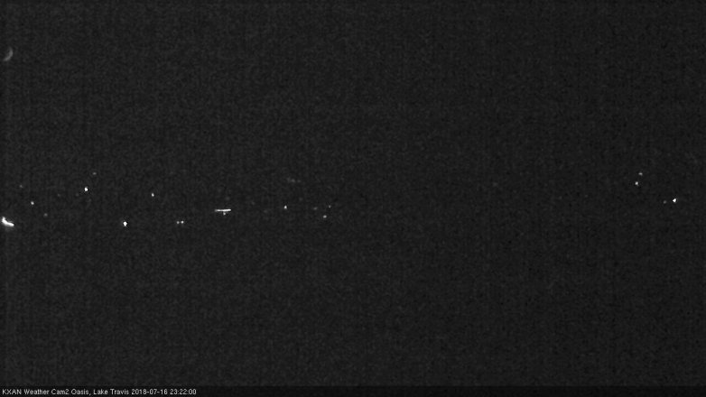Lake Travis webcam, July 16, 2018 10:25 PM CT