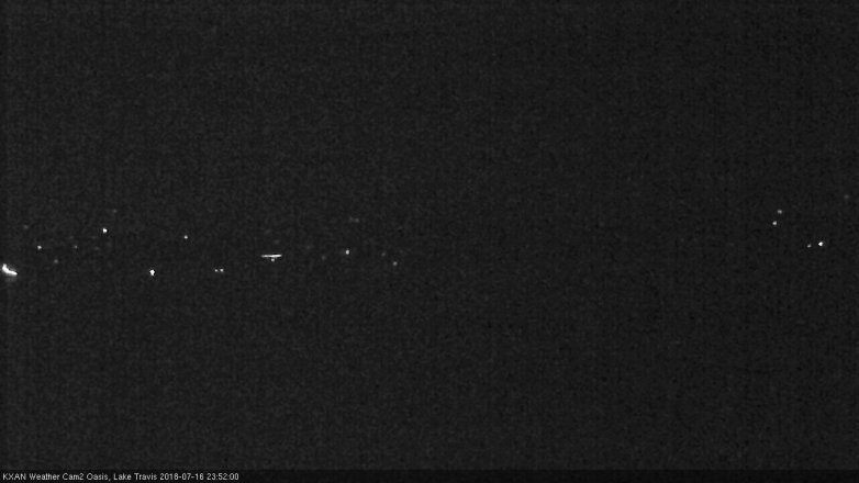 Lake Travis webcam, July 16, 2018 10:55 PM CT
