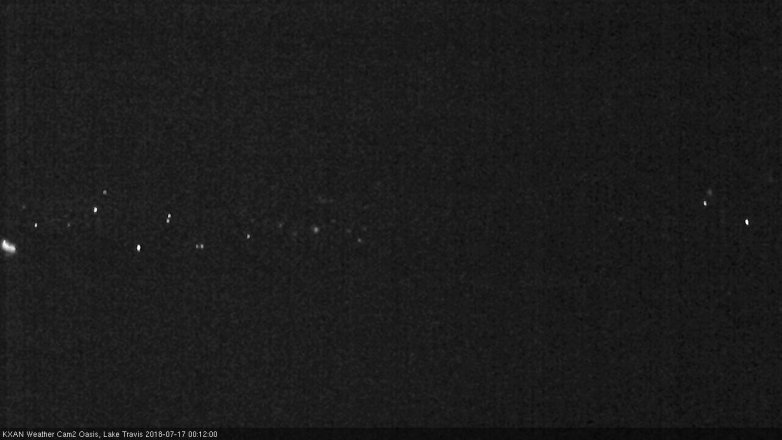 Lake Travis webcam, July 16, 2018 11:15 PM CT