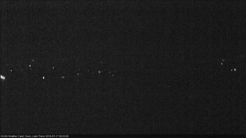 Lake Travis webcam, July 16, 2018 11:35 PM CT