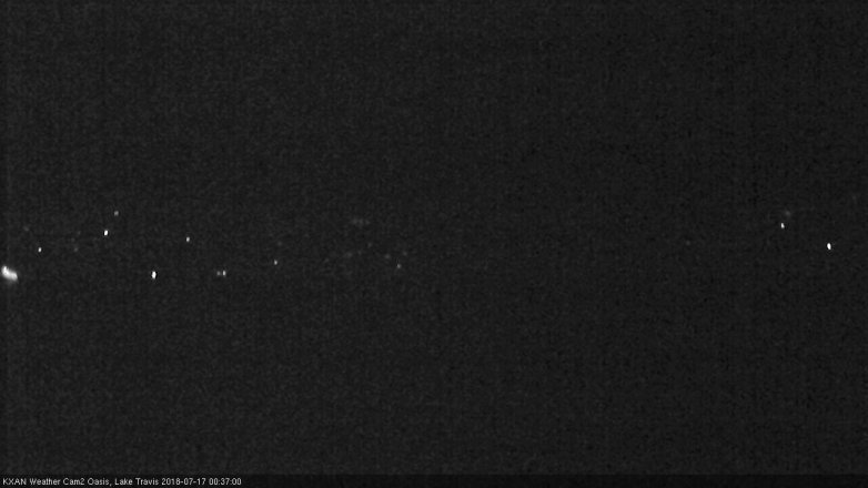 Lake Travis webcam, July 16, 2018 11:40 PM CT