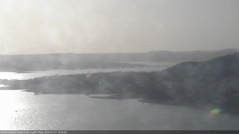 Lake Travis webcam, July 17, 2018 6:00 PM CT