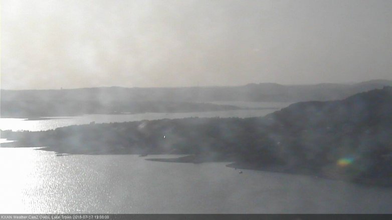 Lake Travis webcam, July 17, 2018 6:10 PM CT