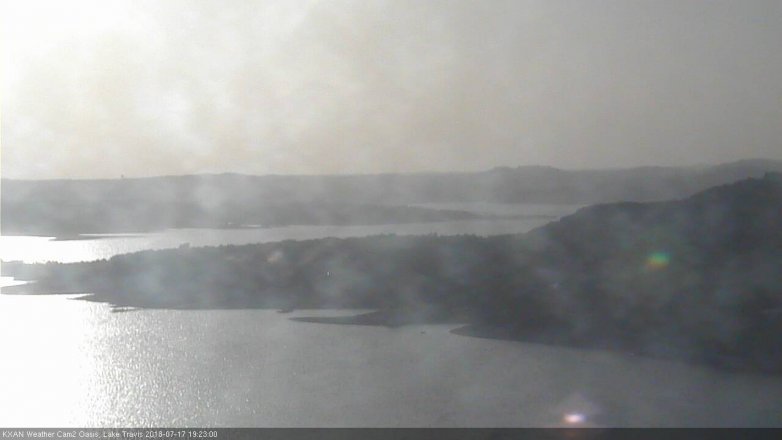 Lake Travis webcam, July 17, 2018 6:25 PM CT