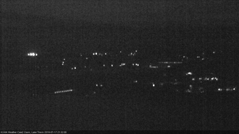 Lake Travis webcam, July 17, 2018 8:35 PM CT