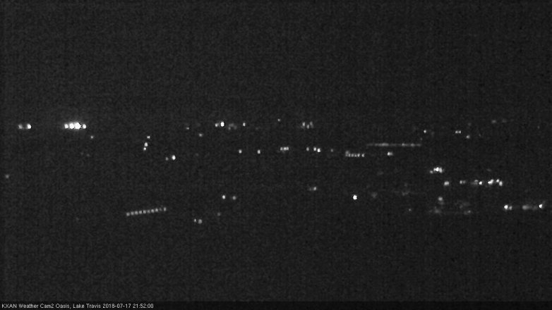 Lake Travis webcam, July 17, 2018 8:55 PM CT