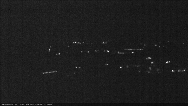 Lake Travis webcam, July 17, 2018 10:35 PM CT