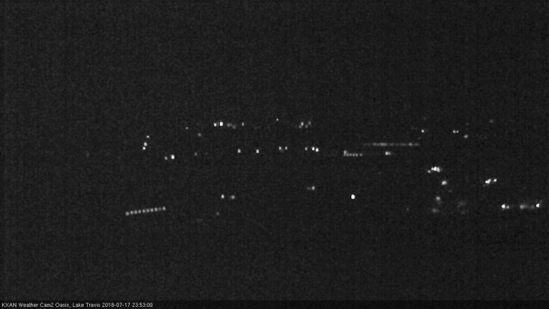 Lake Travis webcam, July 17, 2018 10:55 PM CT
