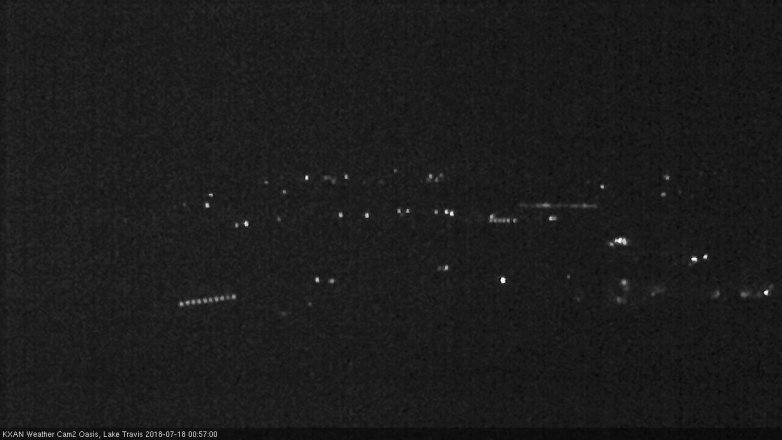 Lake Travis webcam, July 17, 2018 12:00 AM CT