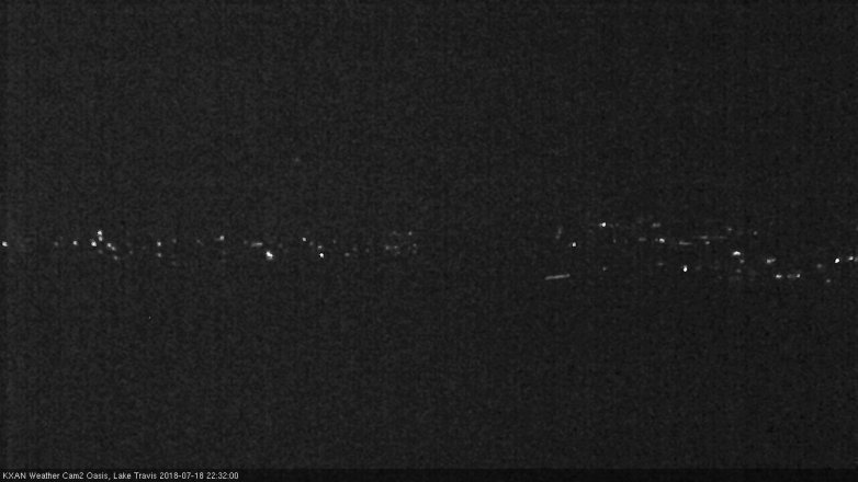 Lake Travis webcam, July 18, 2018 9:35 PM CT