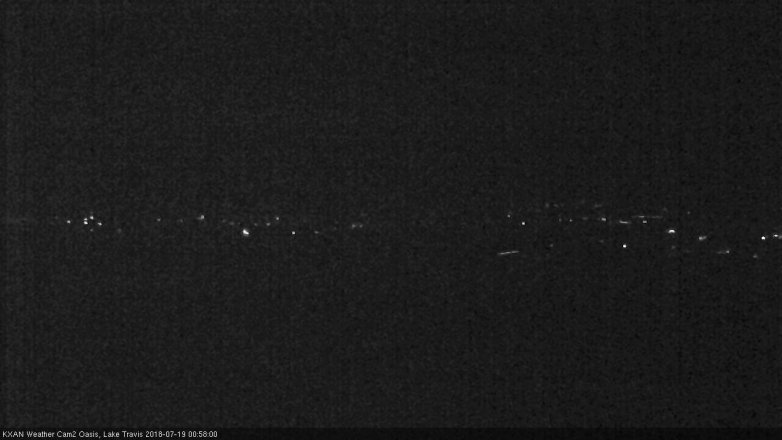 Lake Travis webcam, July 18, 2018 12:00 AM CT