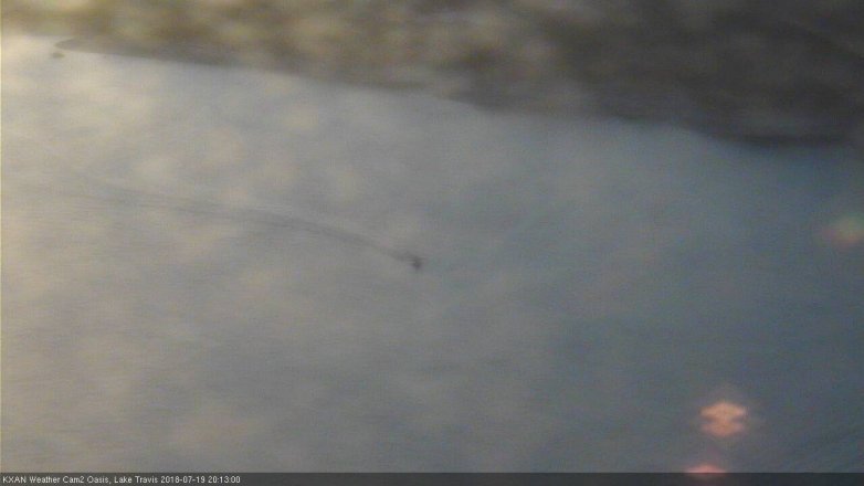 Lake Travis webcam, July 19, 2018 7:15 PM CT