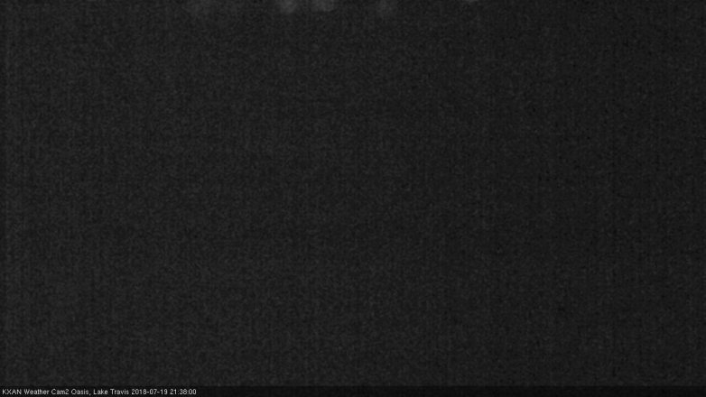 Lake Travis webcam, July 19, 2018 8:40 PM CT