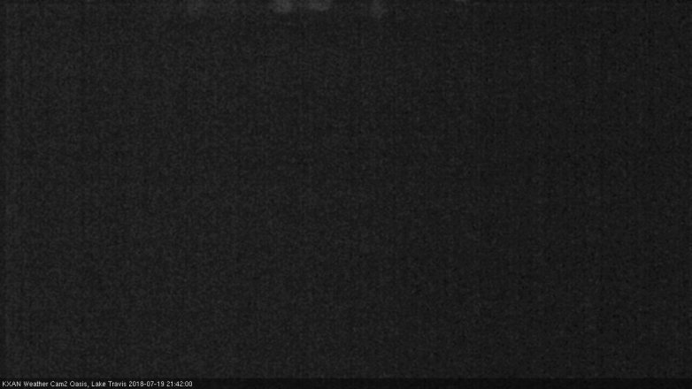 Lake Travis webcam, July 19, 2018 8:45 PM CT