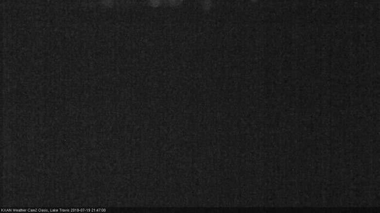 Lake Travis webcam, July 19, 2018 8:50 PM CT