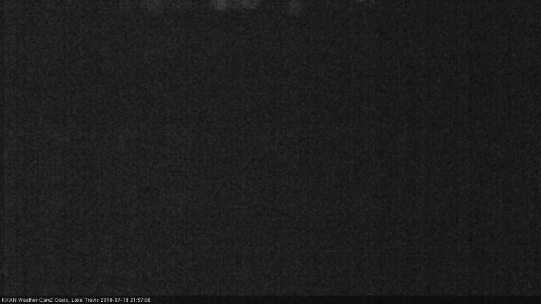 Lake Travis webcam, July 19, 2018 9:00 PM CT