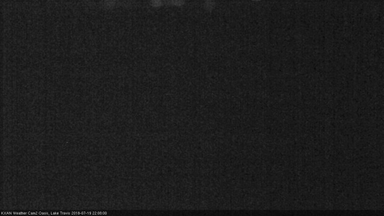 Lake Travis webcam, July 19, 2018 9:10 PM CT